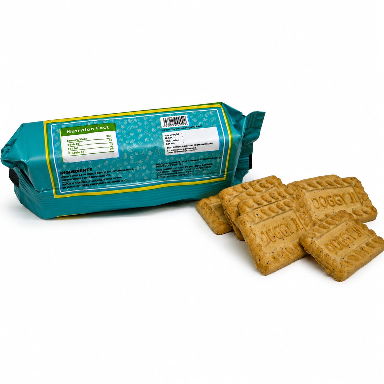 Doggy Ji V-Bite (Vegan Biscuits) – 24 Packets