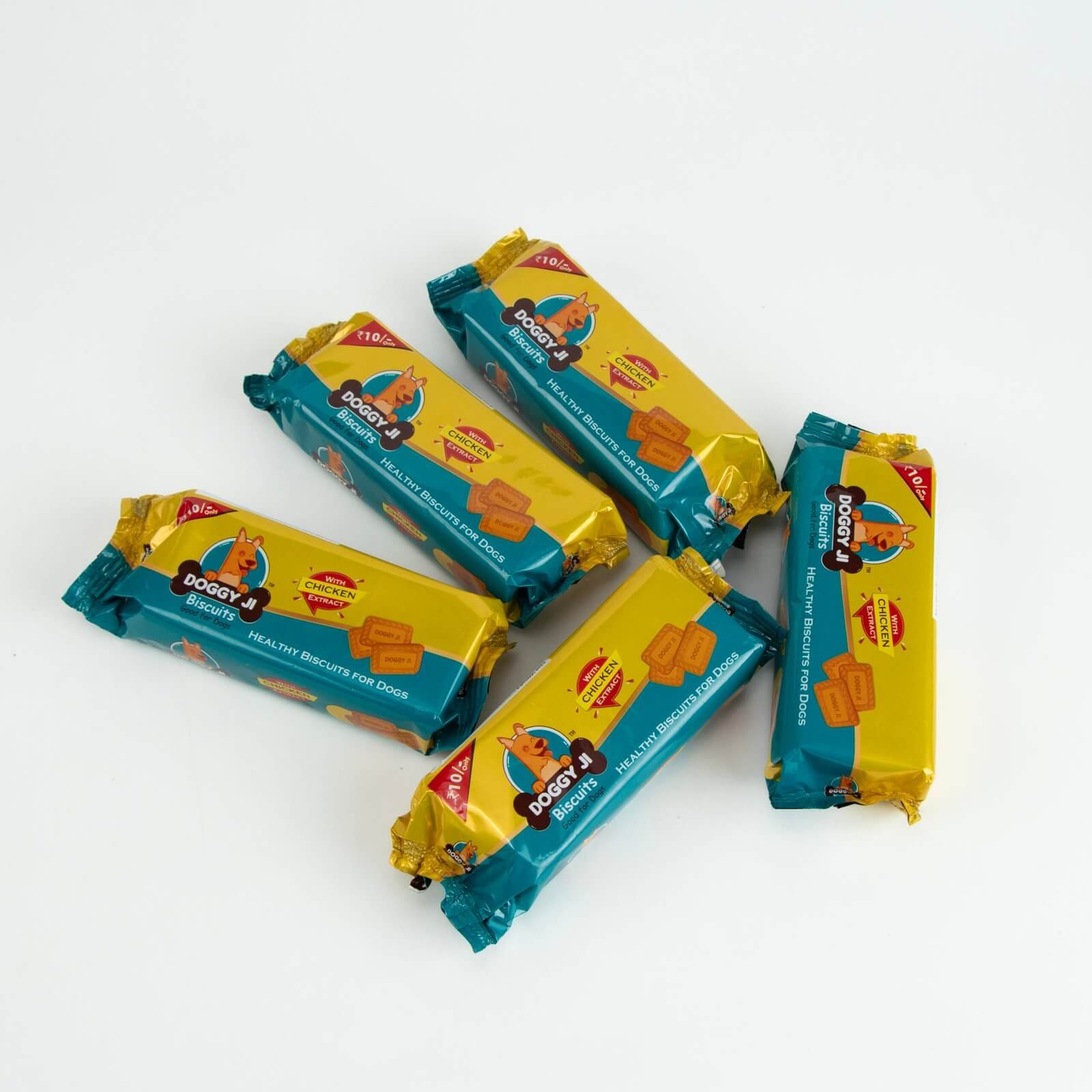 Doggy Ji Pawsome Duo : Doggy Ji Biscuits (with Chicken Extracts) - 24 Packets + Ragi Shots - 2 Pouchs - Image 7