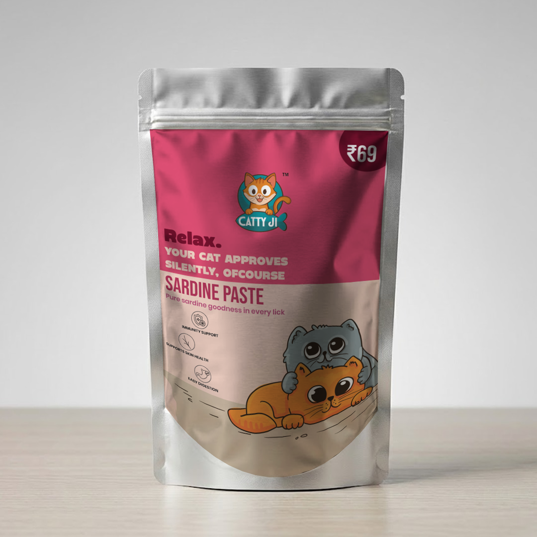 2 Packs of Sardine & 2 Packs of Tuna Paste Combo for Cats - Image 2