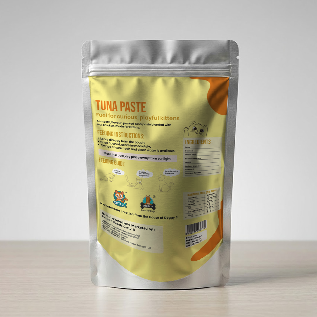 2 Packs of Sardine & 2 Packs of Tuna Paste Combo for Cats - Image 5